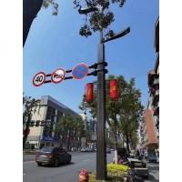 城市交通多功能综合杆 户外照明合杆阿尔法路灯厂家支持定制