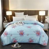 新疆棉被生产厂家 纯色床上主题酒店布草 宾馆素色套件
